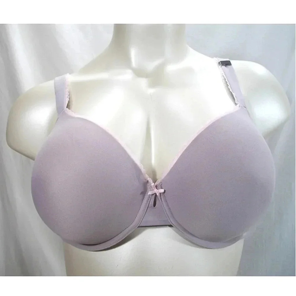 38DDD Paramour Sensational Micro T-Shirt Underwire Bra Gray NWT